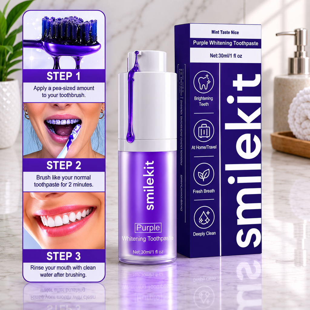 OralFlex Smilekit - Purple Whitening Toothpaste
